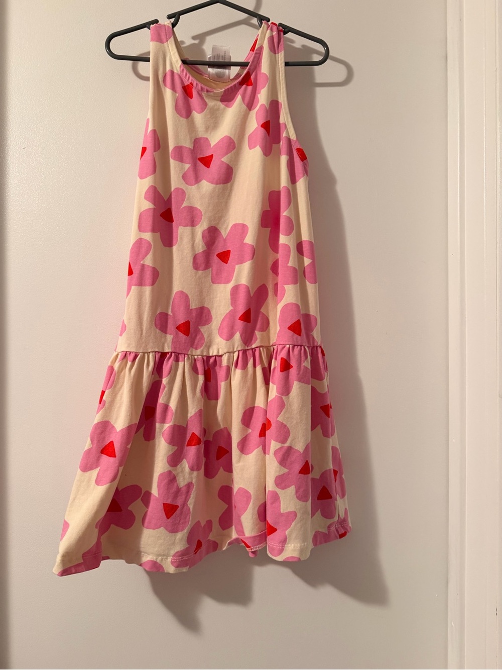 Hanna Andersson Pink Oversized Flower Dress — Size 8 / 130